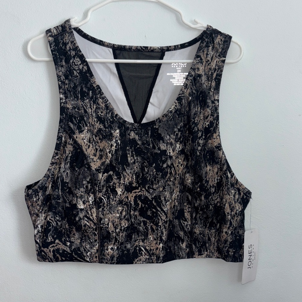 Jones New York Women's Camo bralette/ Sports Bra